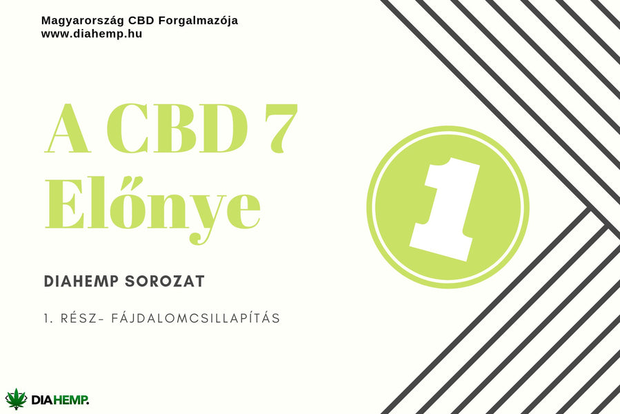 A CBD olaj 7 előnye - 1. Fájdalomcsillapítás