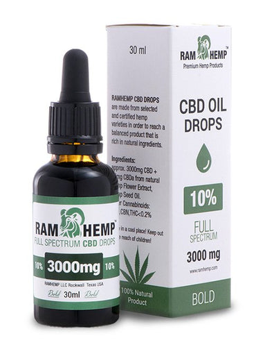 RAMHEMP 10% CBD Kenderolaj 30ml