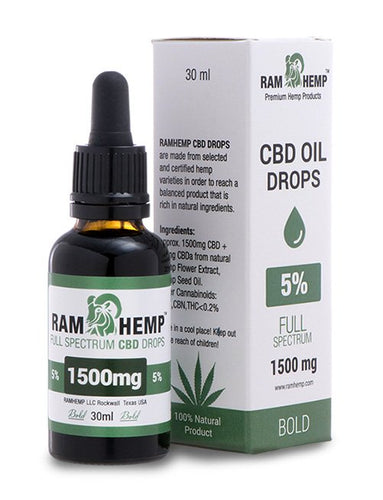 RAMHEMP 5% CBD Kenderolaj 30ml