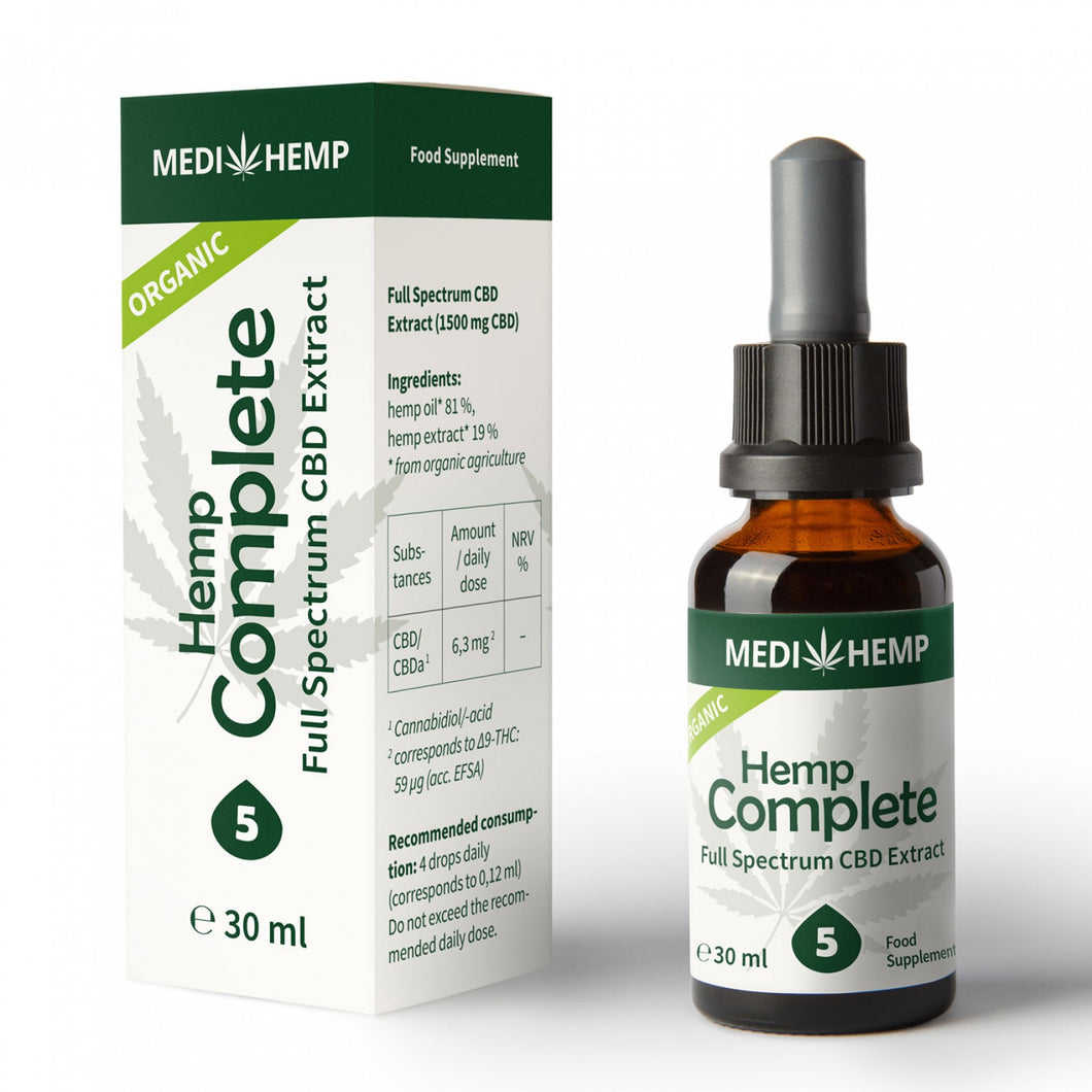 Medihemp 5% CBD Kenderolaj 30ml